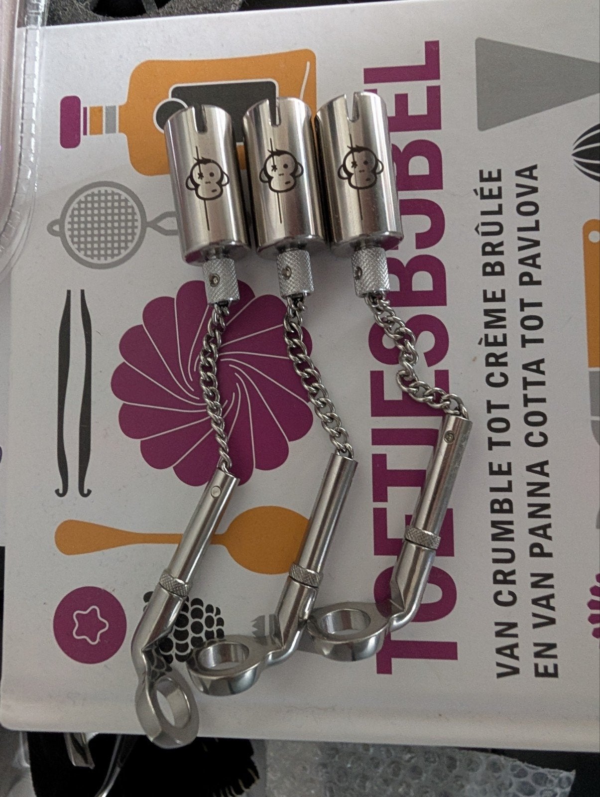 3x Monkey Climber Bobbins - Limited Edition RVS, Ophalen of Verzenden, Nieuw, Overige typen