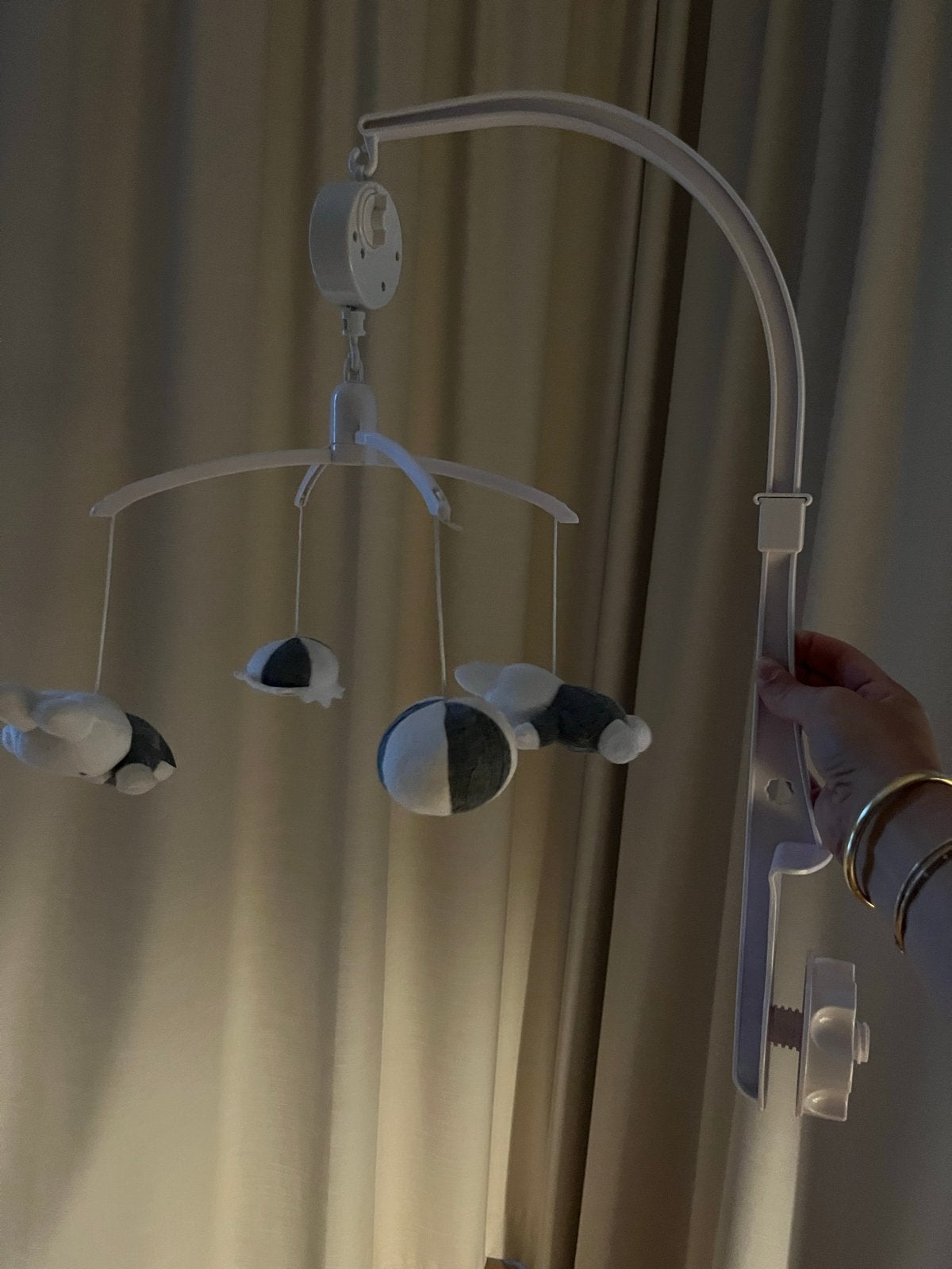 Nijntje mobiel met muziek voor box of ledikant, Ophalen, Gebruikt, Mobiel, Met geluid