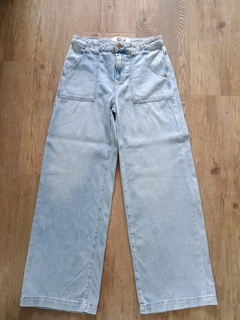 Cup of joe jeans Lulu W26 L32 COJ Wide leg, aqua blue., Blauw, COJ, Overige jeansmaten, Ophalen of Verzenden