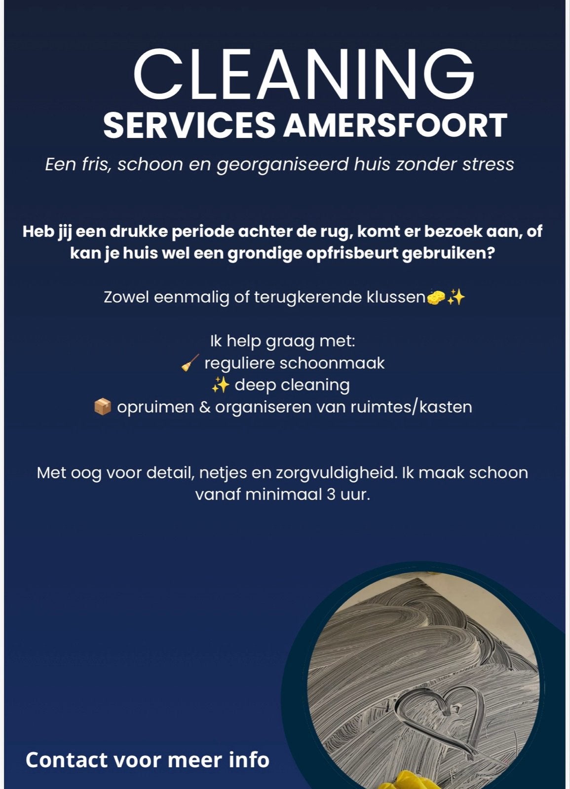 Schoonmaak service eenmalig/terugkerend aangeboden, Vacatures, Vacatures | Schoonmaak en Facilitaire diensten, Vanaf 10 jaar, Overige vormen