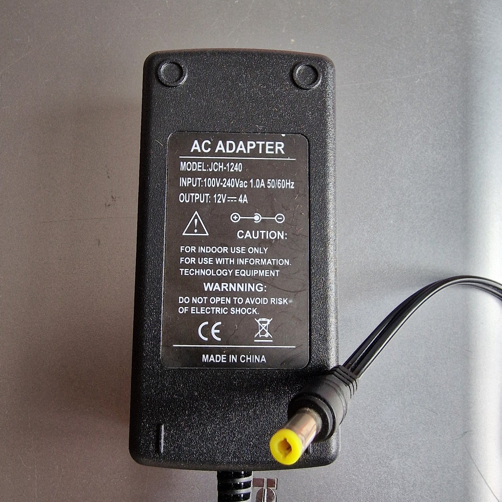 AC Adapter JCH-1240 - 12V 4A Voeding, Ophalen of Verzenden