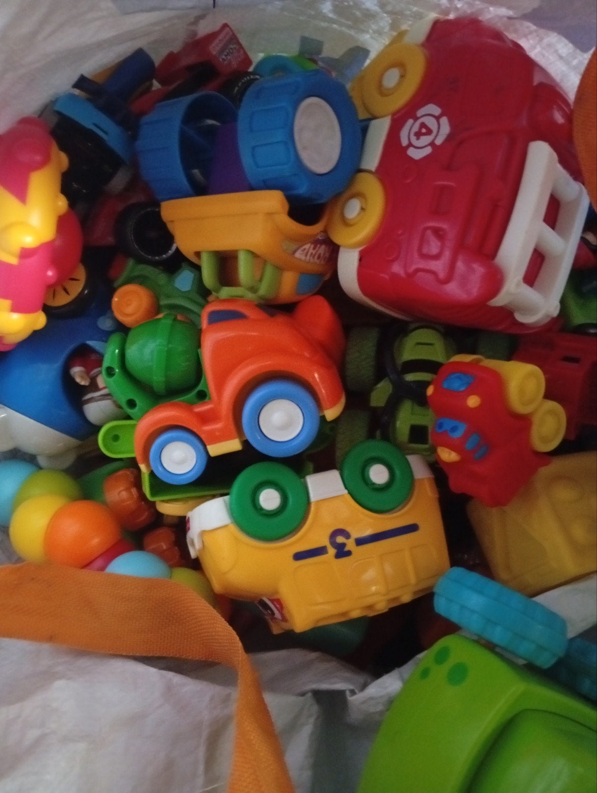 Grote zak met divers babyspeelgoed, Ophalen of Verzenden, Gebruikt, Overige typen