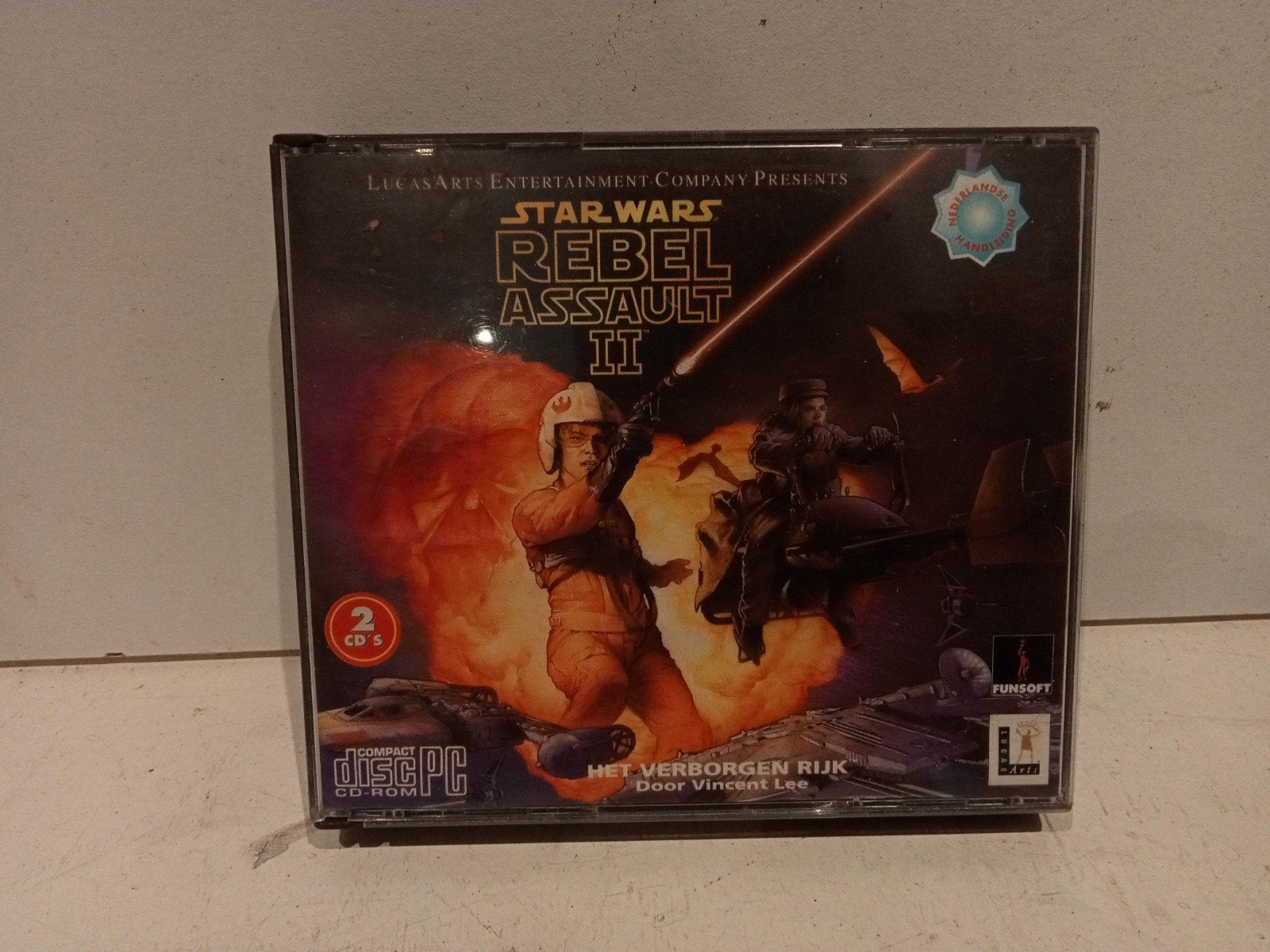 Star Wars Rebel Assault II PC CD-ROM Vintage Game, Gebruikt, Shooter, 1 speler, Ophalen of Verzenden