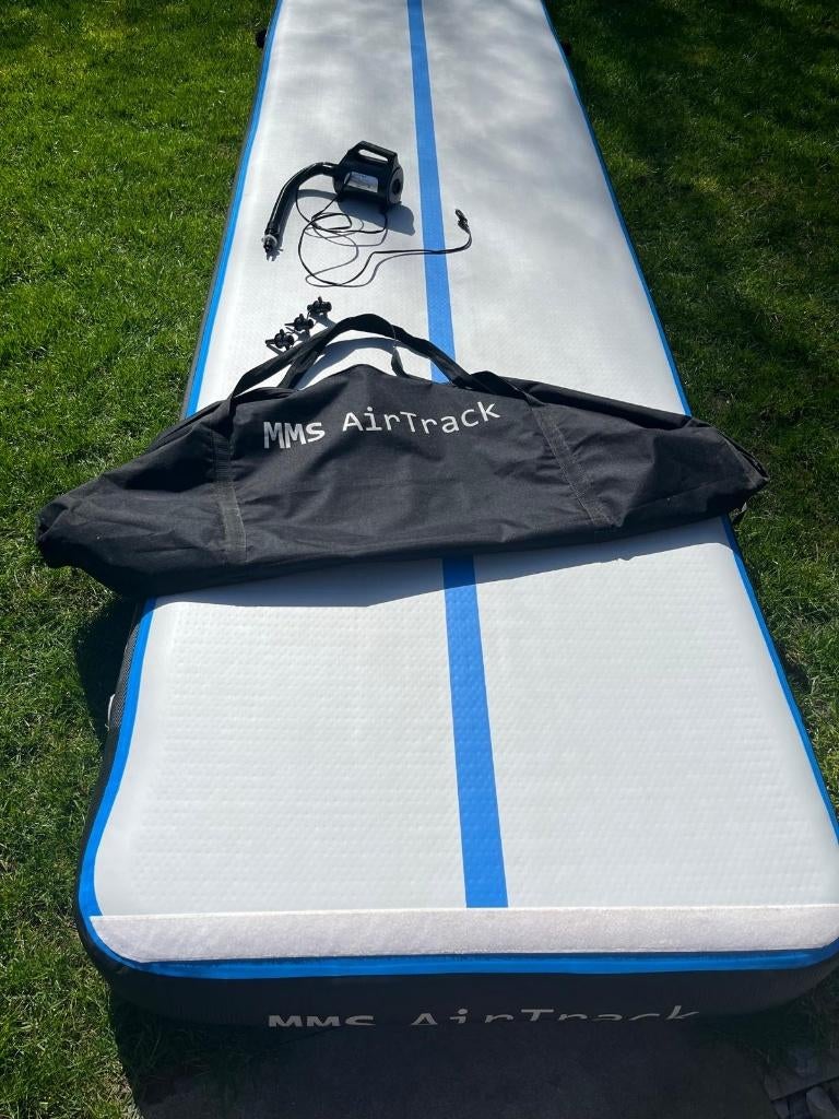 MMS Airtrack, Ophalen, Kindermaat 122 t/m 140, Zo goed als nieuw, Blauw