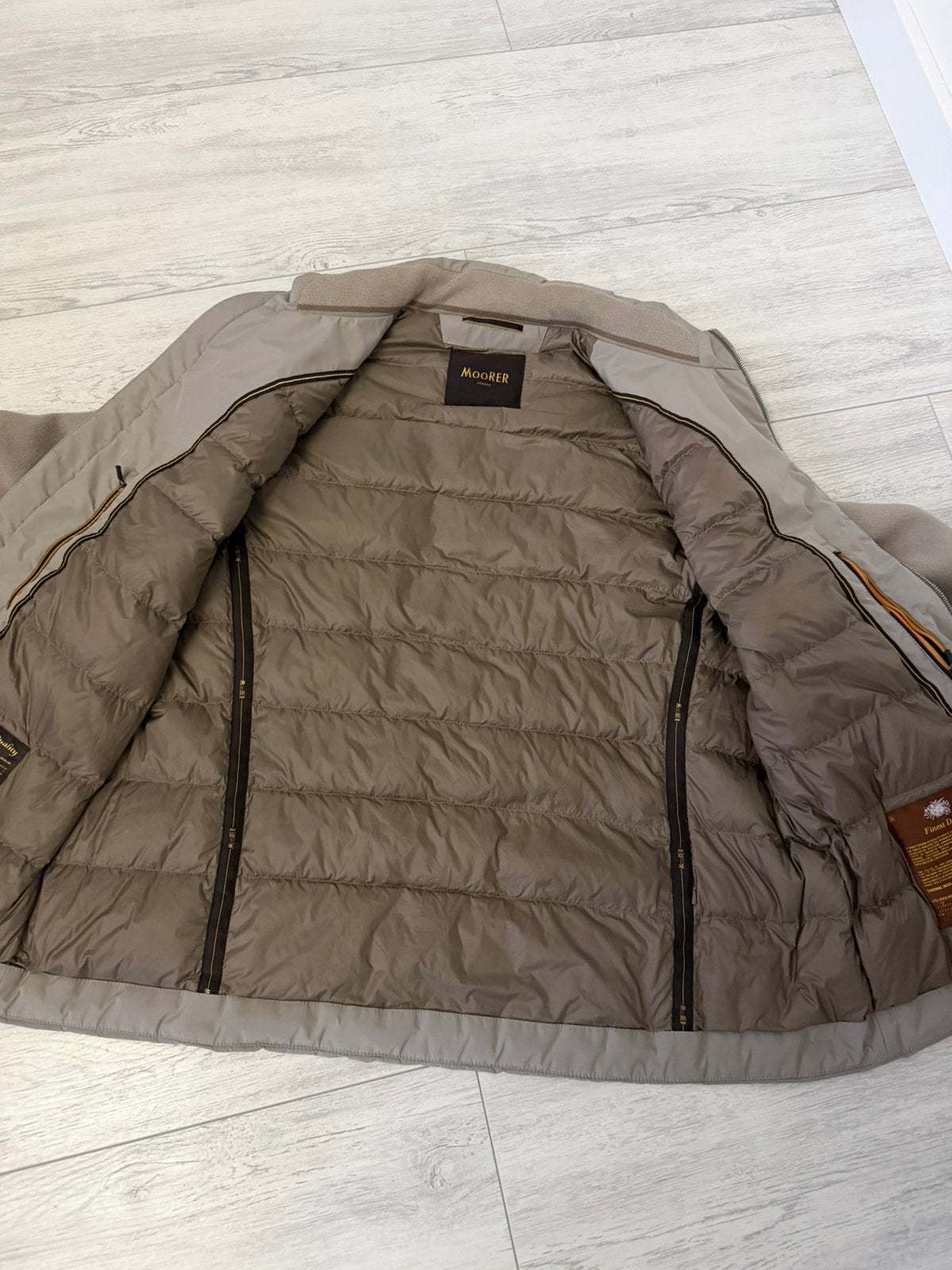 MooRER Evan-H-STP Jacket / Bodywarmer Maat 56 Siberisch Dons, Kleding | Heren, Jassen | Winter, Ophalen of Verzenden, Zo goed als nieuw