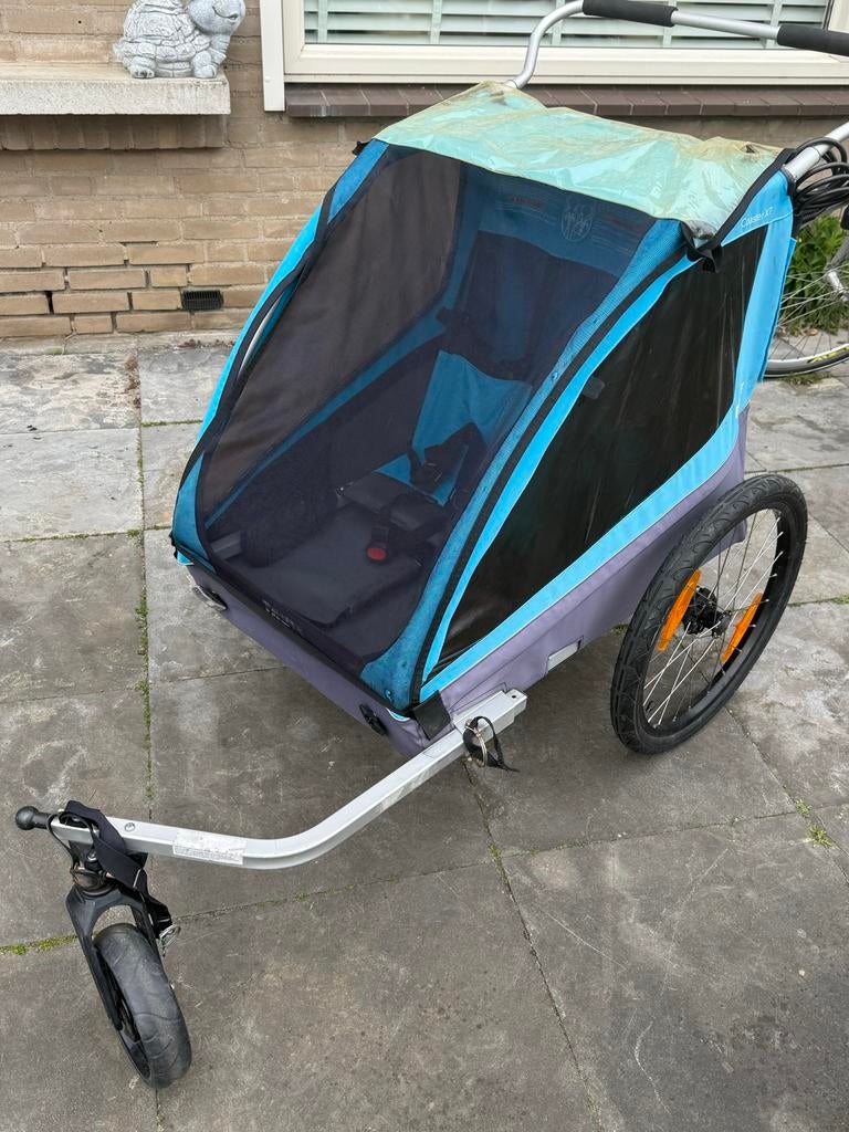 Thule Fietskar / Kinderkar, Gebruikt, Opvouwbaar, Ophalen of Verzenden, Kinderkar