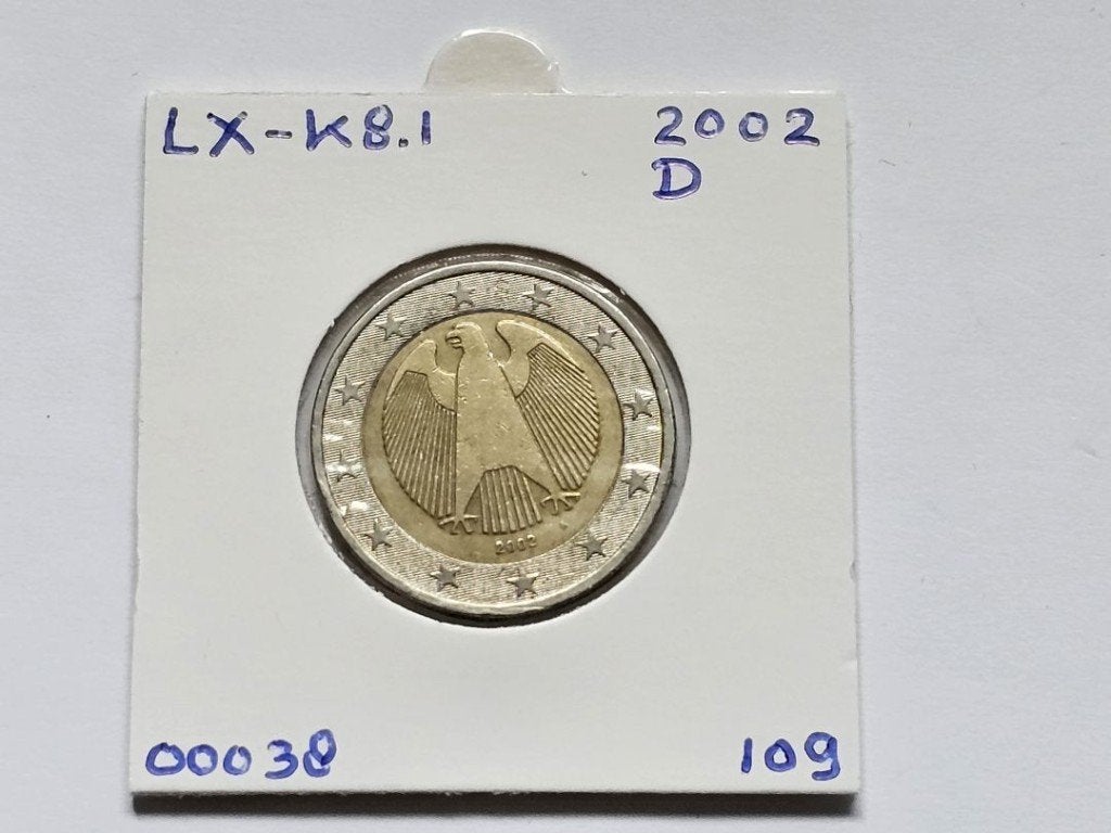 2-euromunt Duitsland (D) A 2002 Koers LX-K8.1, Postzegels en Munten, Munten | Europa | Euromunten, Ophalen of Verzenden, Duitsland
