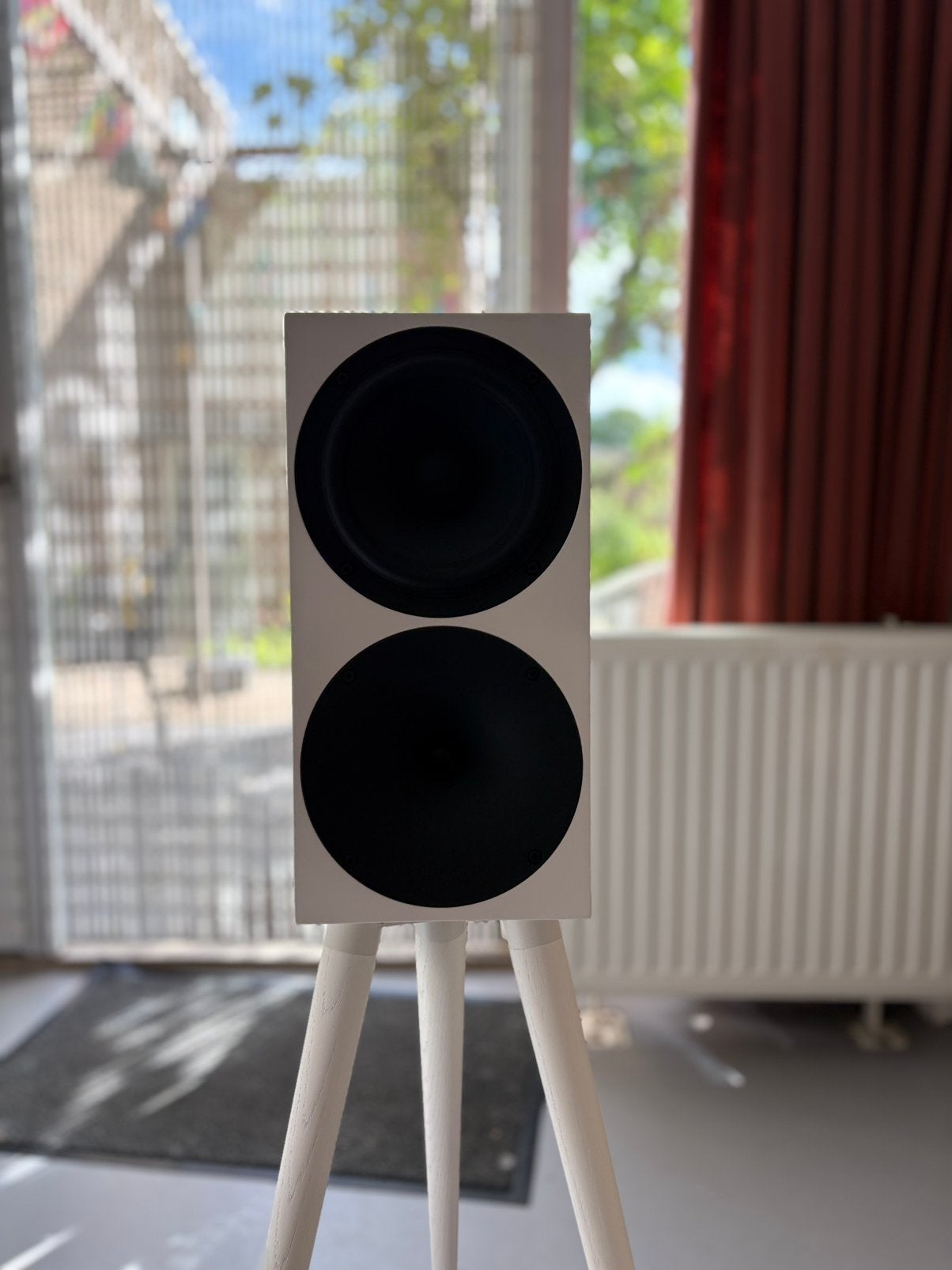Buchardt  S400 MKII (Wit) + Originele Stands  Set in Doos!, Audio, Tv en Foto, Luidsprekers, Zo goed als nieuw, 120 watt of meer