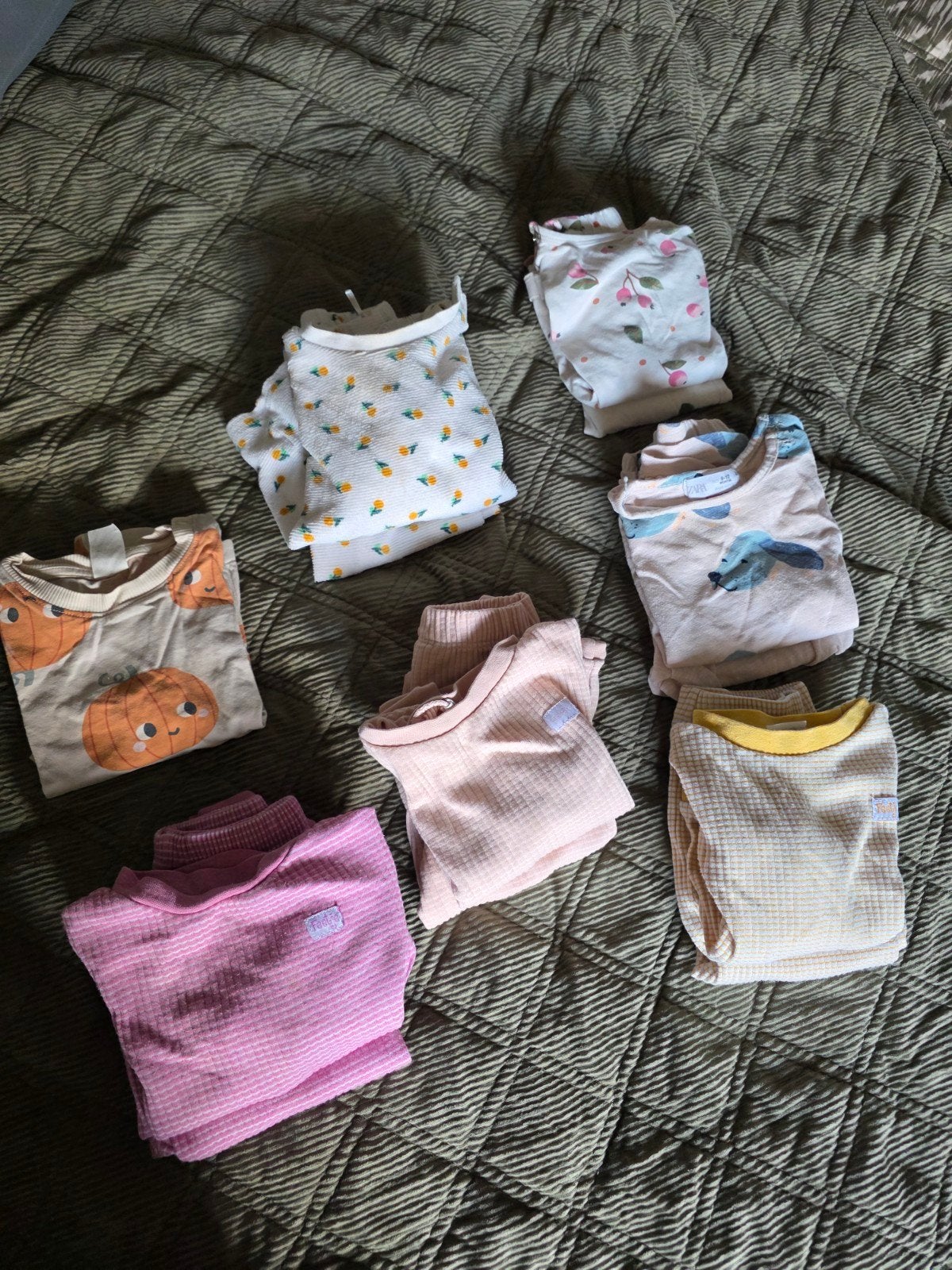 7x Pyjama meisjes Maat 80 - Diverse Leuke Prints, Ophalen of Verzenden, Gebruikt, Jongetje of Meisje, Nacht- of Onderkleding