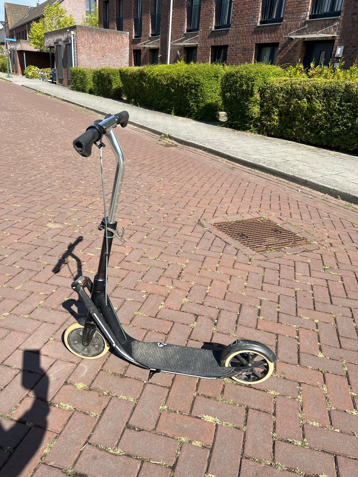 Inklapbare metalen step voor volwassenen en kinderen, Ophalen, Gebruikt, Gewone step