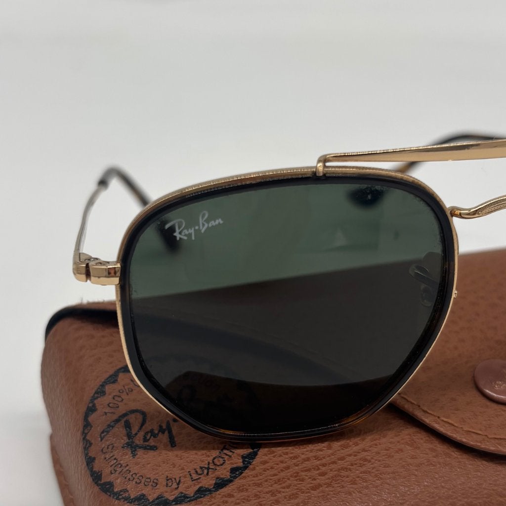 Ray-Ban The Marshal, Zonnebril, Zwart, Supportnetherlands@shop.ray-ban.com, Zo goed als nieuw