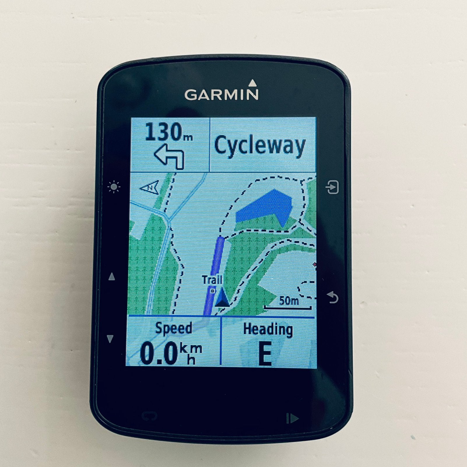Garmin Edge 520 Plus Fietscomputer GPS, Fietsen en Brommers, Fietsaccessoires | Fietscomputers, Verzenden, Waterdicht, Gebruikt