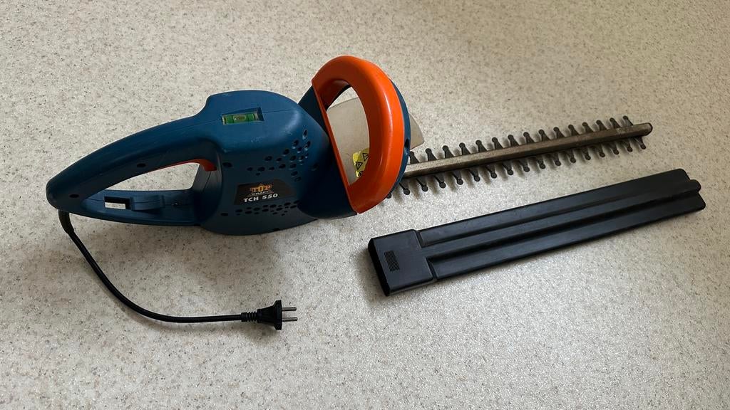 Heggenschaar Top Craft 50 cm elektrisch 550W, Ophalen, Zo goed als nieuw, Elektrisch