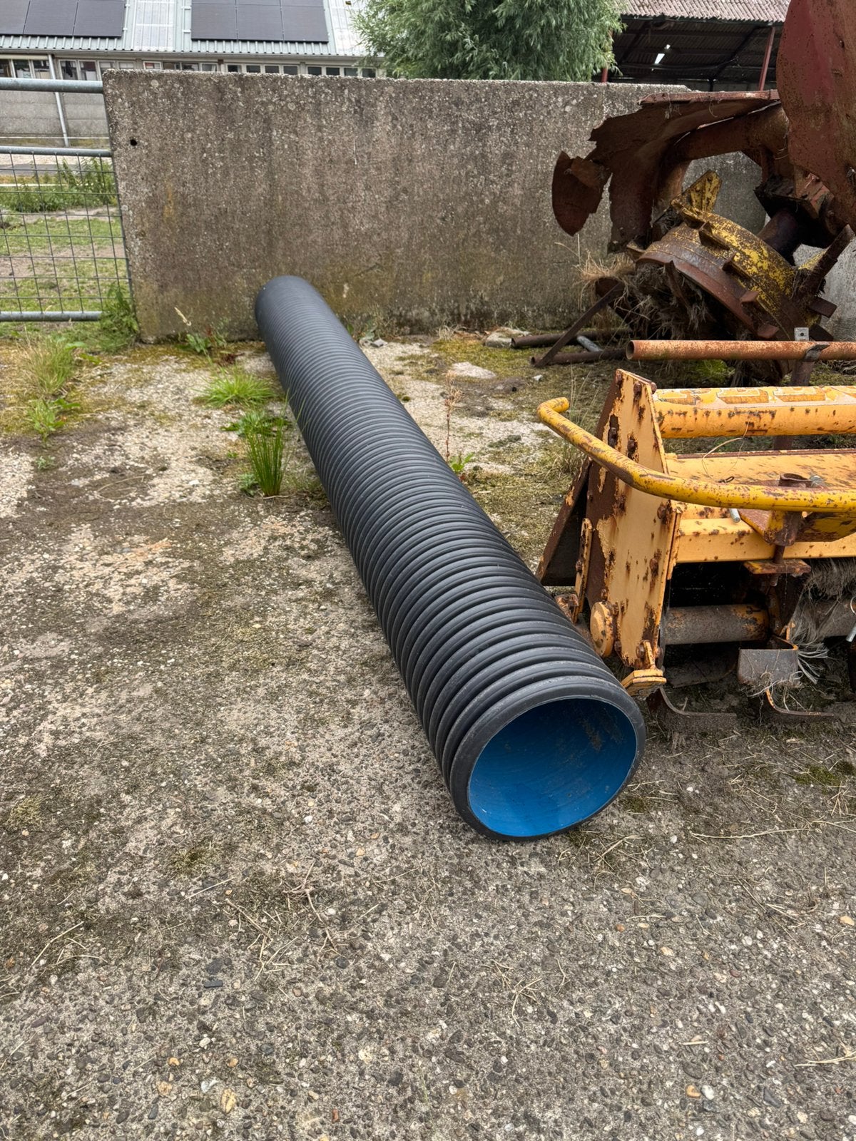 HDPE duikerbuis Ø300 mm 3,45 m – dubbelwandig, Ophalen, Pvc, Overige typen, Zo goed als nieuw