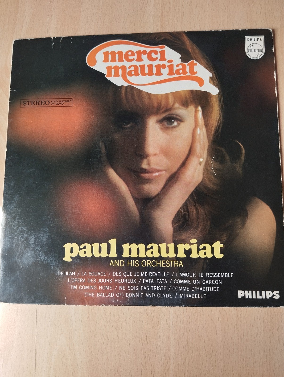 Paul Mauriat - Merci Mauriat LP (1968) Pop/Ballad, Ophalen of Verzenden, Pop, LP