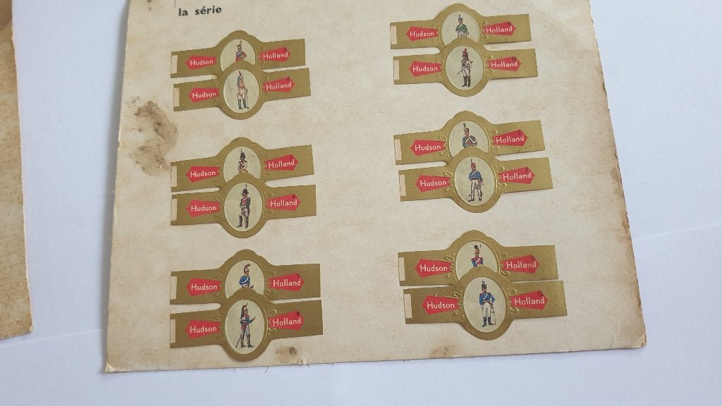 1984 hudson serie legionairs, Verzenden, Sigarenbandjes