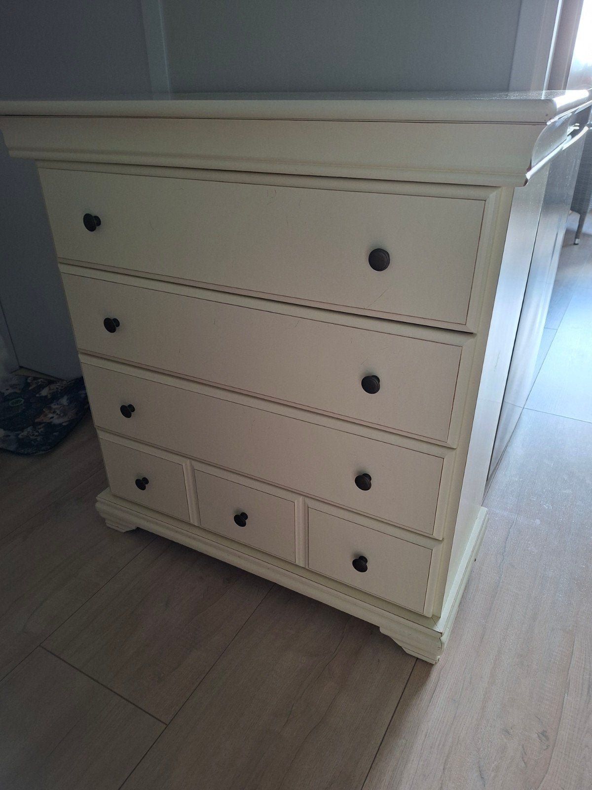 houten commode, Ophalen, 50 tot 100 cm, 3 of 4 laden, Minder dan 100 cm