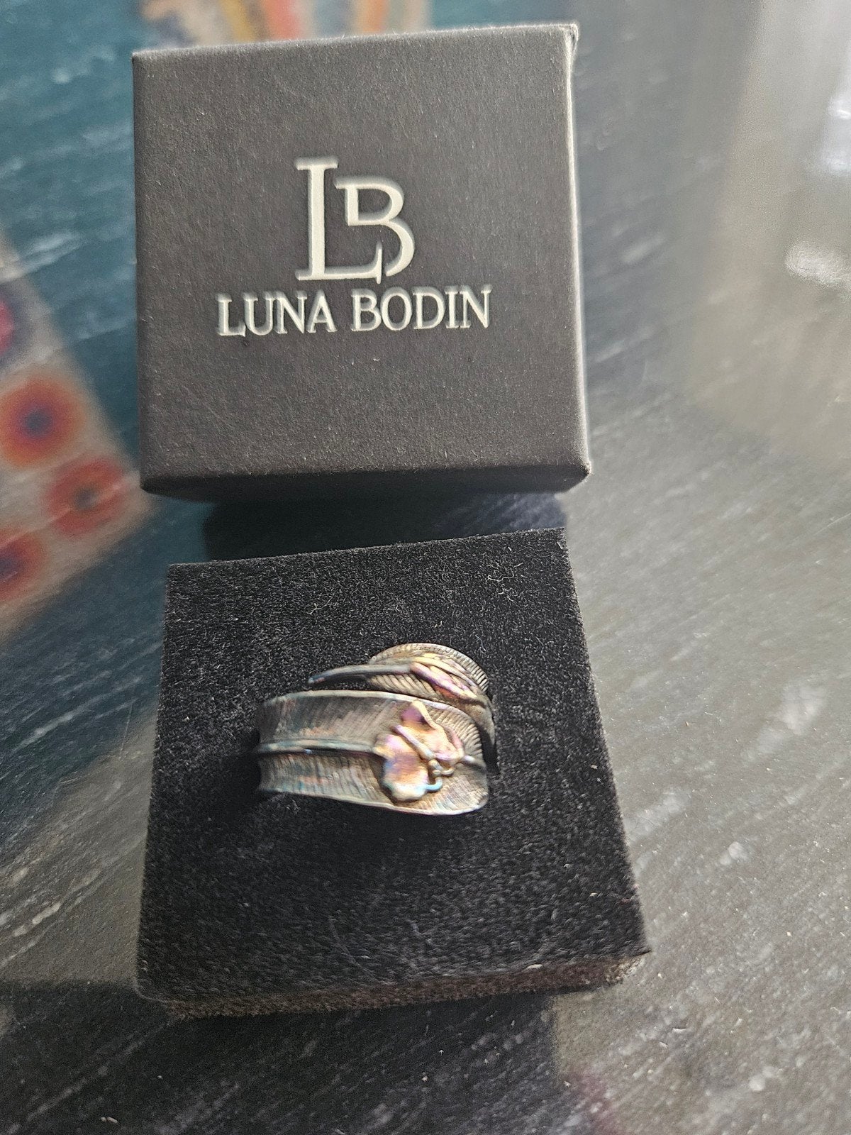 Originele Luna Bodin zilver 925 ring, Sieraden, Tassen en Uiterlijk, Ringen, 18 tot 19, Ophalen of Verzenden, Zo goed als nieuw