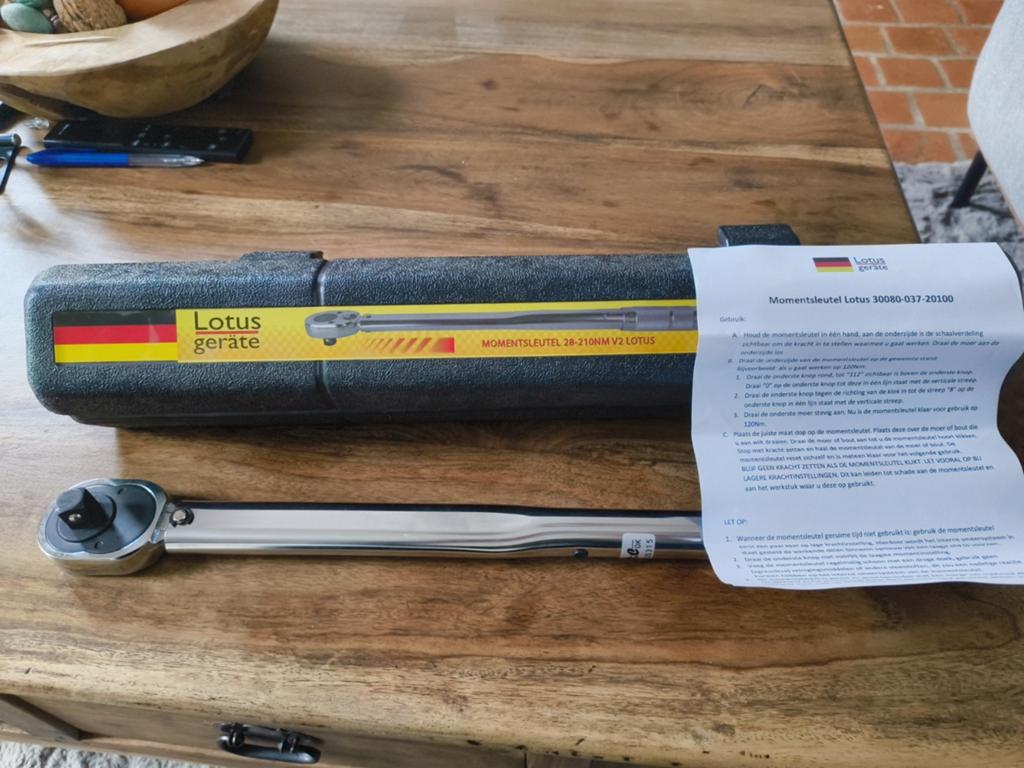 Lotus momentsleutel 28-210 NM, Ophalen of Verzenden, Nieuw, Lotus