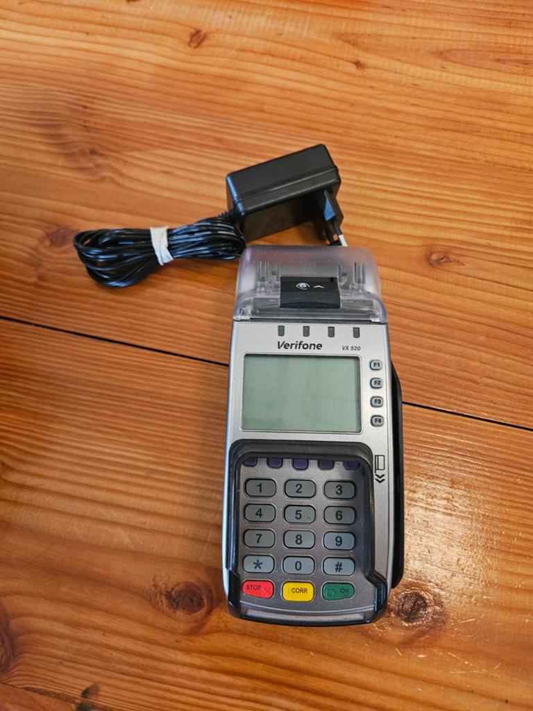 Verifone VX 520 pinautomaat - Compleet en functioneel, Ophalen of Verzenden