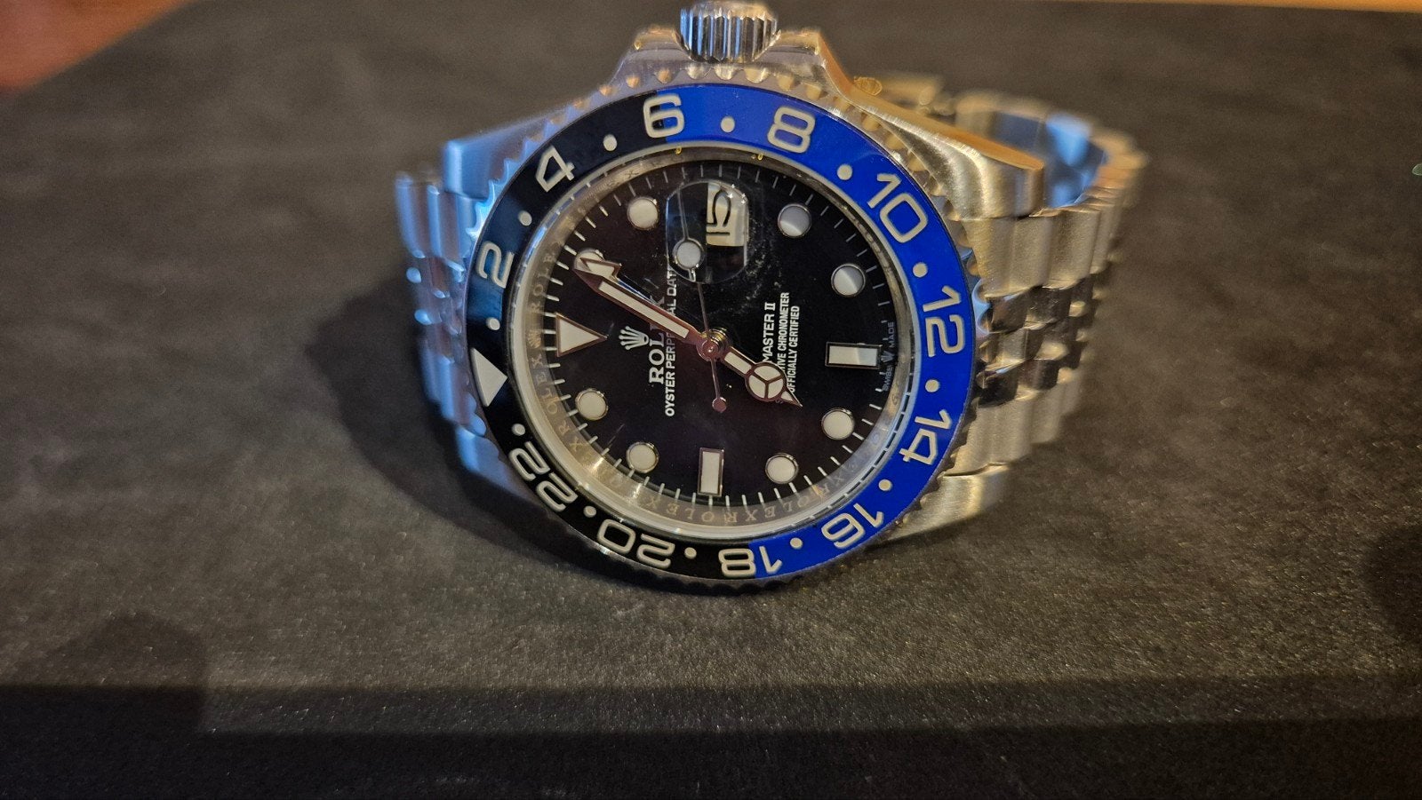 Rolex GMT-Master II Batman (Blauw-Zwart), Ophalen of Verzenden, Nieuw, Staal, Rolex