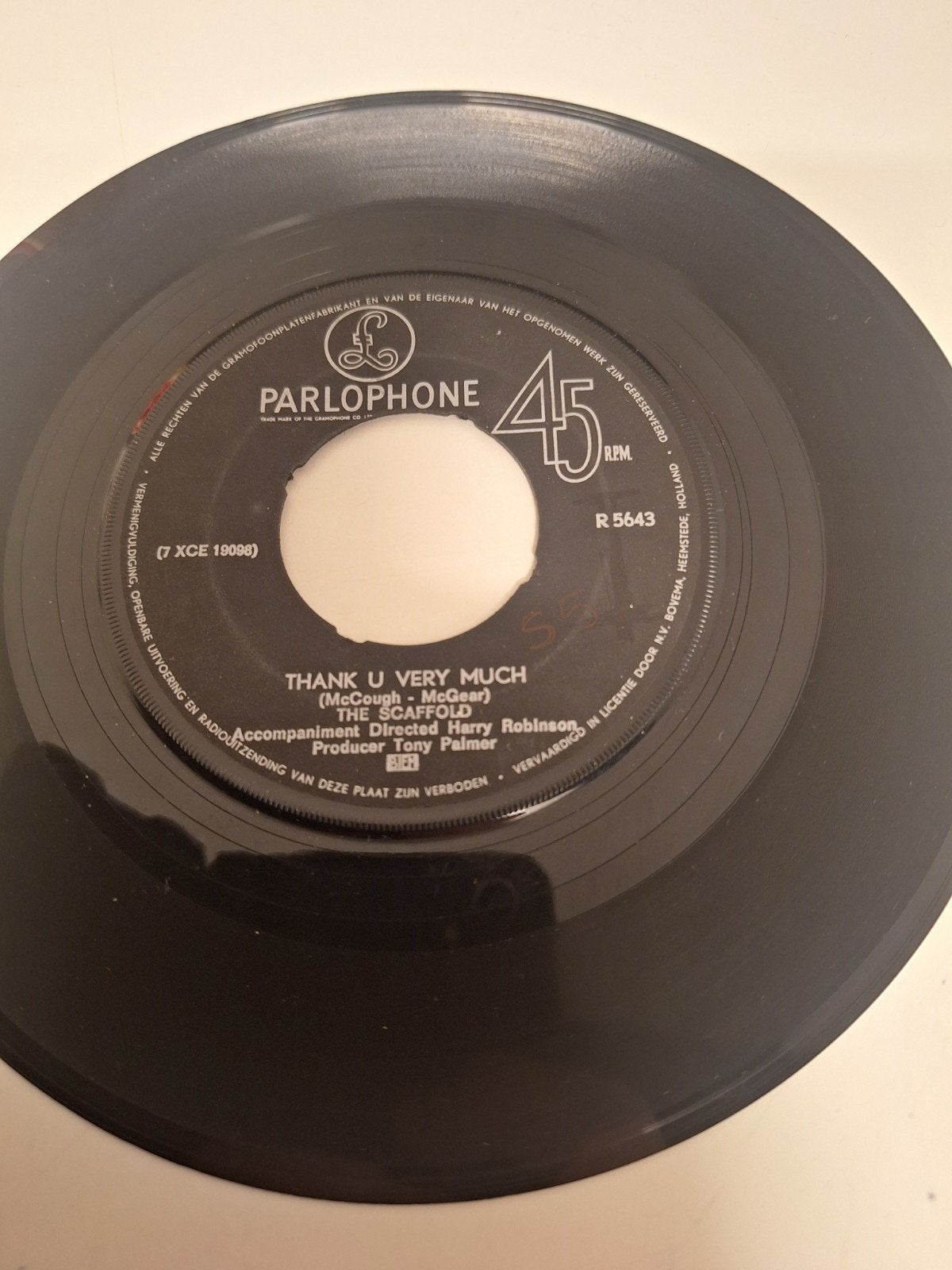 The Scaffold - Thank U very much, 1967., Verzenden, 7 inch, Pop