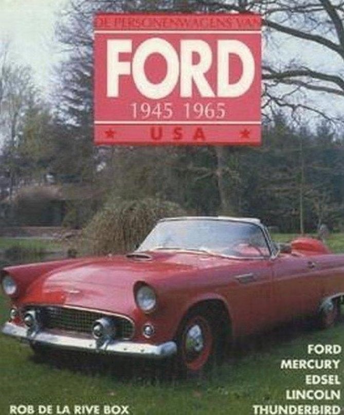 Personenwagens van Ford 1945-1965 USA - Rob de La Rive Box, Ophalen of Verzenden, Zo goed als nieuw, Ford