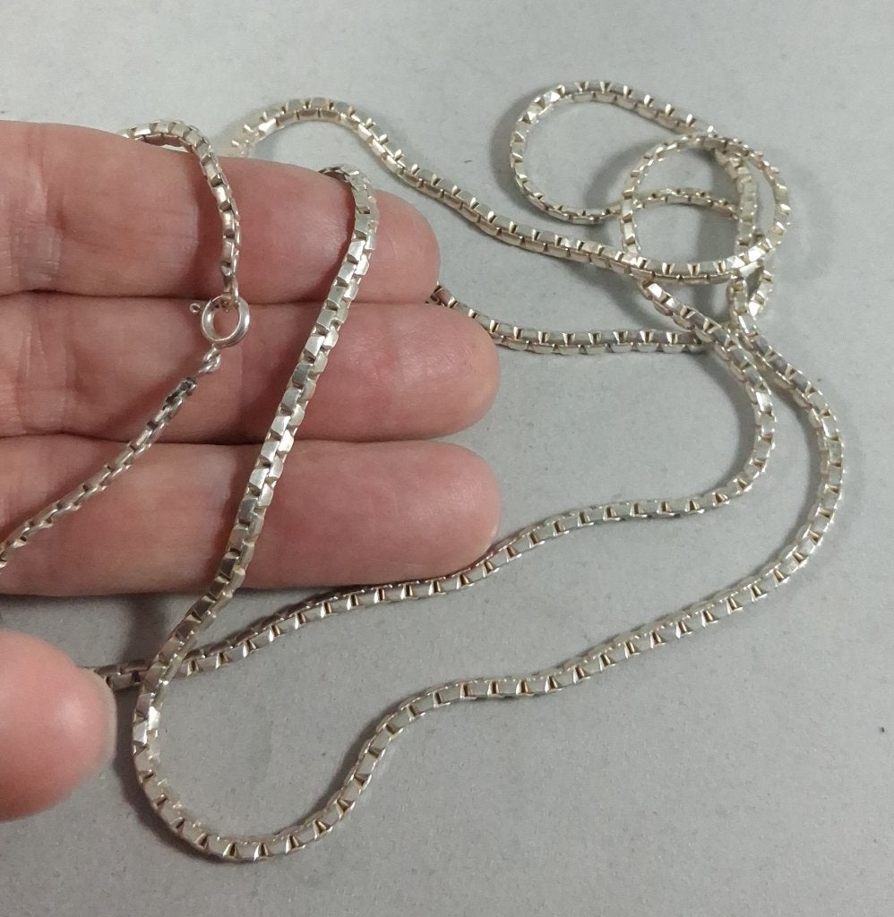 Zilveren ketting Venetiaans 90cm 3,4mm 835 zilver, Gebruikt, https://www.zilverjuwelier.nl/winkel/zilveren-ketting-venetiaans-90cm-34mm-835-zilver/