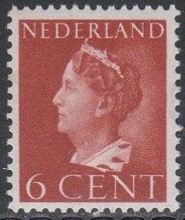 Nederland 1940 333 Wilhelmina 6c, Postfris, Postzegels en Munten, Postzegels | Nederland, Ophalen of Verzenden, T/m 1940, Postfris