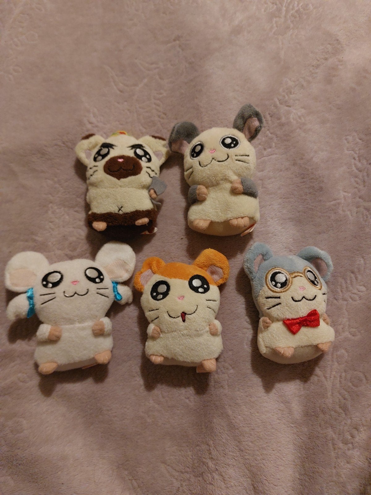 Hamtaro knuffeltjes 5 stuks, Ophalen of Verzenden, Kraal