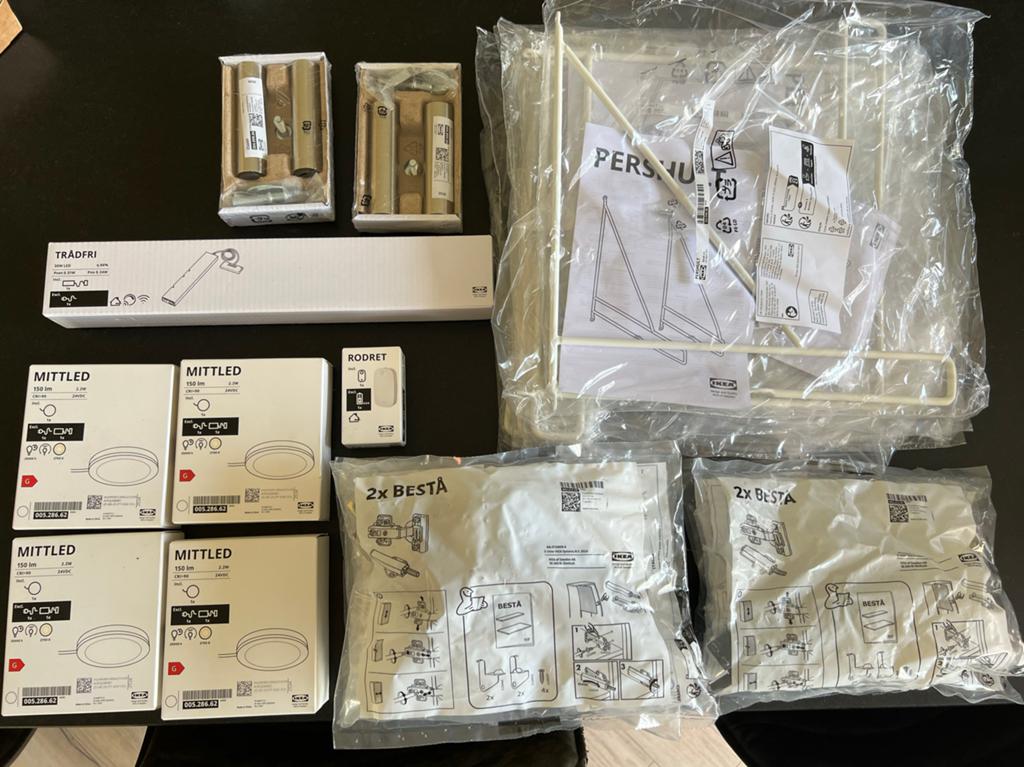 IKEA: Mittled, Rodret, Besta, Pershult, Tradfri, Osarp, Verzenden, Nieuw