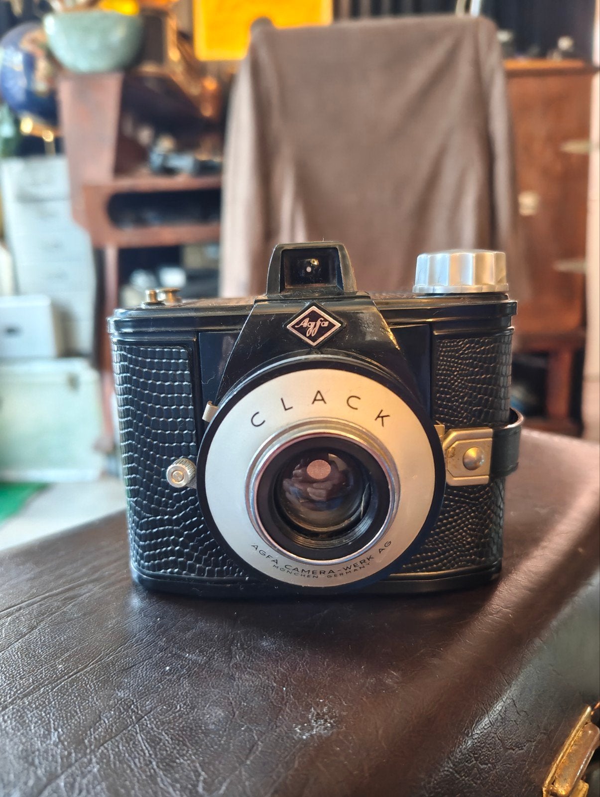 Vintage Agfa Clack camera - Klassieke boxcamera, Audio, Tv en Foto, Ophalen of Verzenden