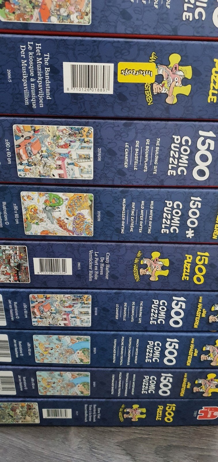 Jan van Haasteren 1500 stukjes JvH puzzels puzzel, Ophalen of Verzenden, 500 t/m 1500 stukjes, Zo goed als nieuw, Legpuzzel
