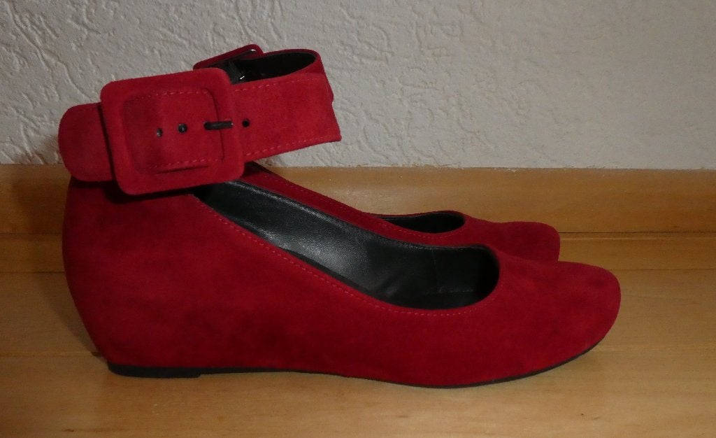 Paul Green sleehak ballerina's maat 37 rood met enkelbandje, Verzenden, Ballerina's, Zo goed als nieuw, Paul Green