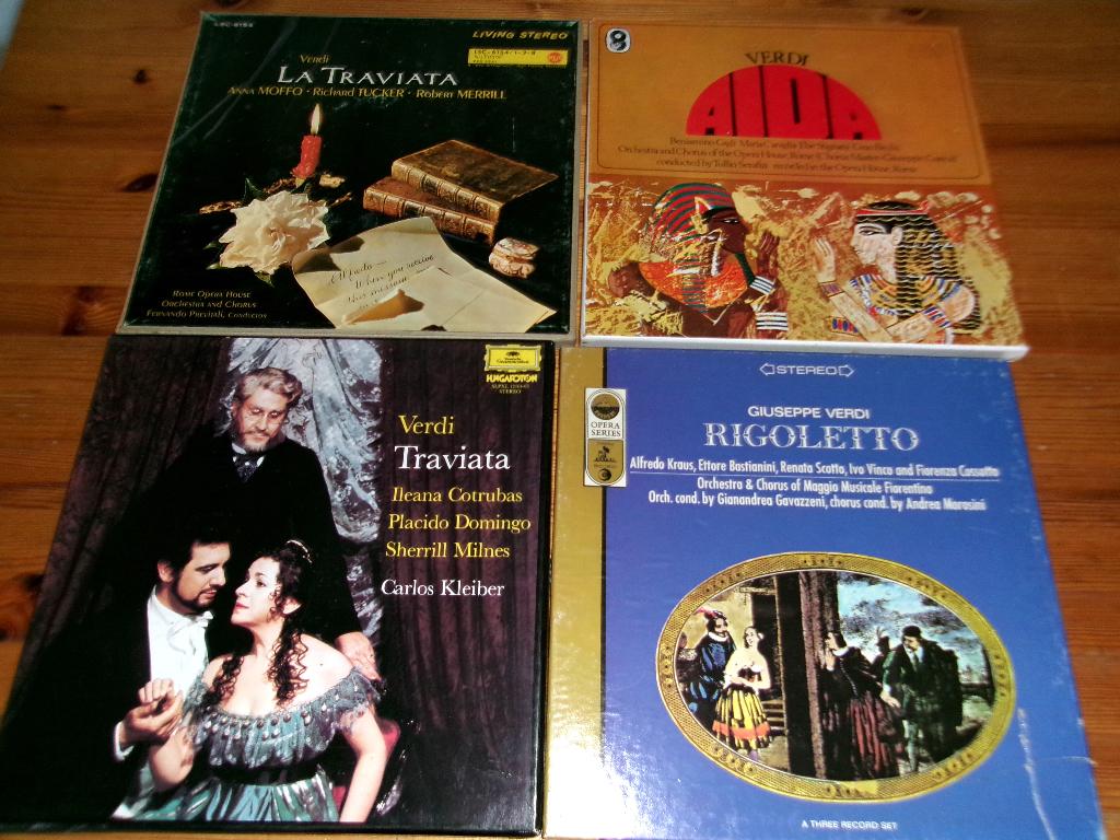 Verdi - divers 7x, Gebruikt, Opera of Operette, Ophalen of Verzenden, Romantiek
