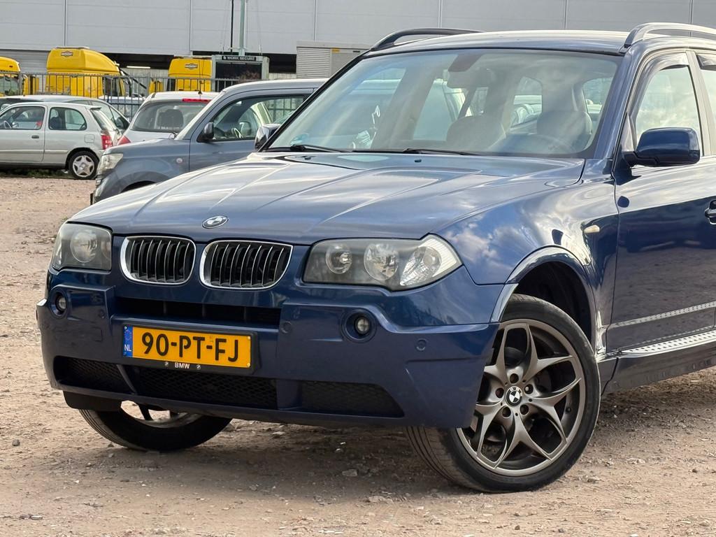 BMW X3 2.5i Executive/ AUTOMAAT/ VELGEN/ LEDER, Automaat, Blauw, Bedrijf, Vierwielaandrijving