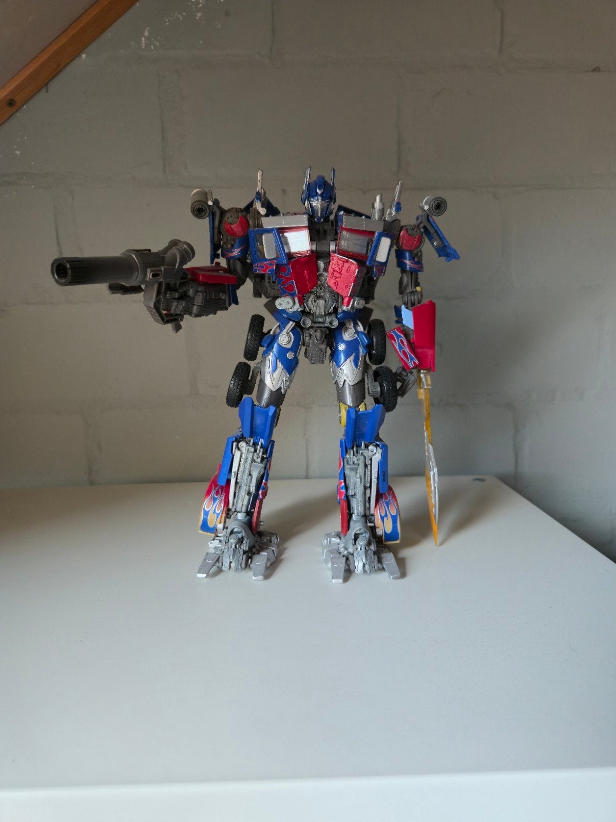 Transformers MPM-4 Optimus Prime Takara Tomy, Ophalen of Verzenden, Zo goed als nieuw, Jongen of Meisje
