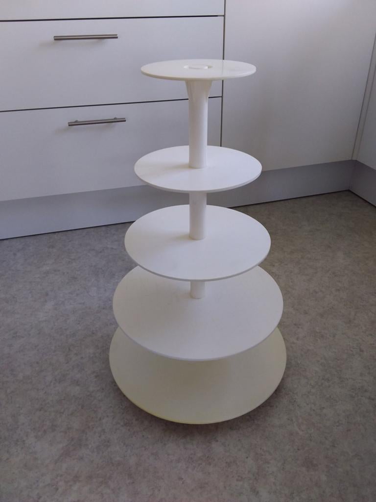 Witte etagère voor taarten of cupcakes, Ophalen, Versiering