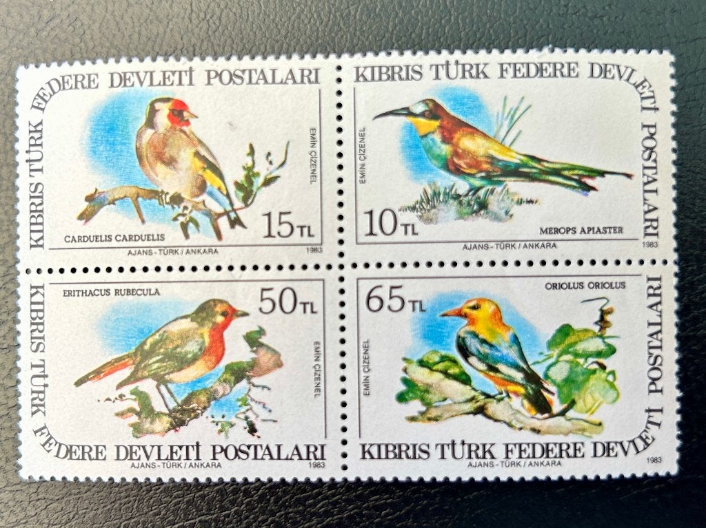 Vogels- Noord-Cyprus - 1983, Verzenden, Postfris, Dier of Natuur