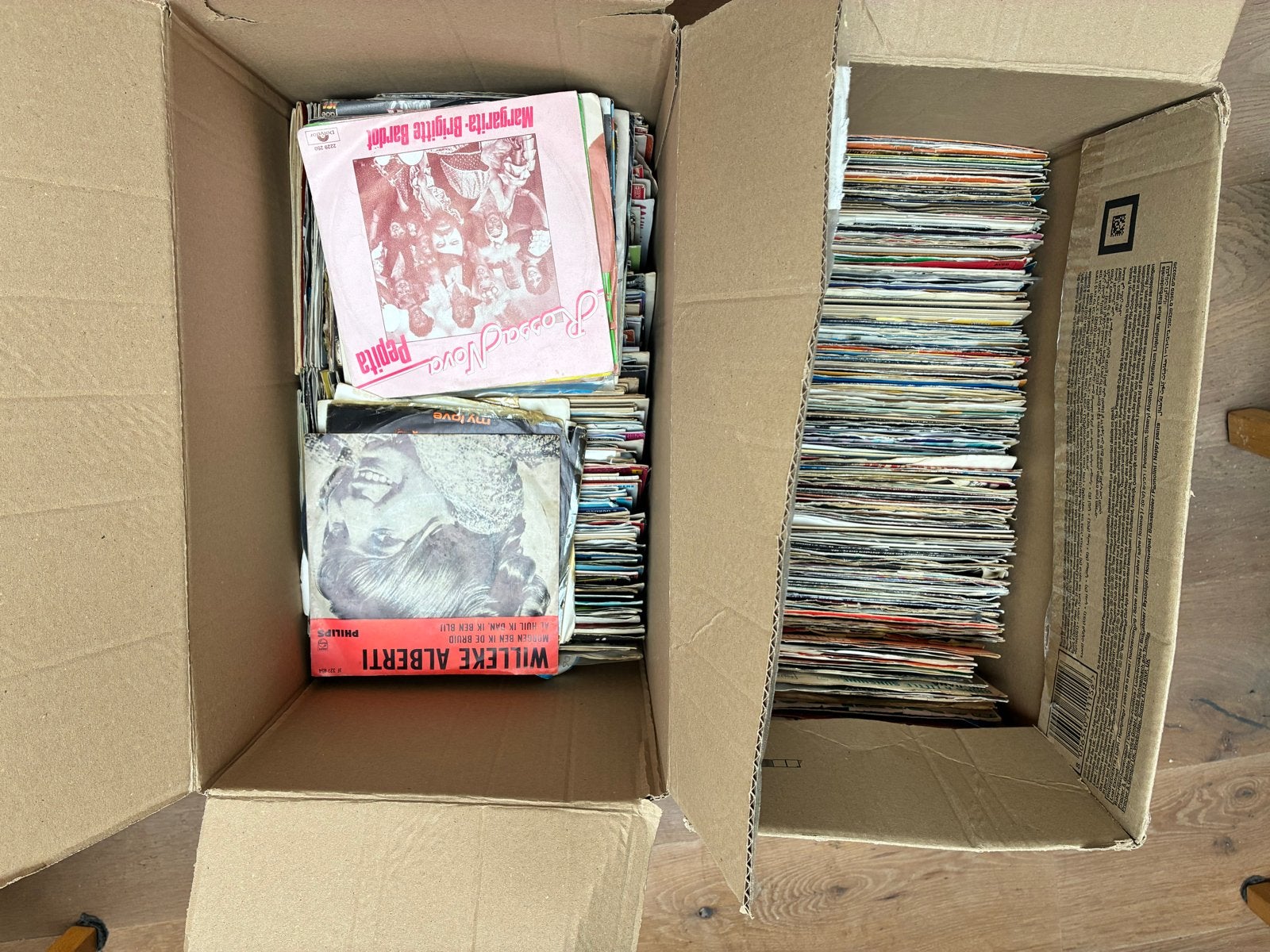 Grote partij 7 inch singles - diverse genres en artiesten, Ophalen, Gebruikt, 7 inch, Pop