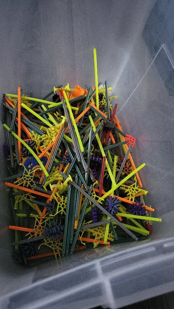 Grote partij K'nex en playmobiel met handleidingen, Ophalen of Verzenden, Gebruikt, Bouwen