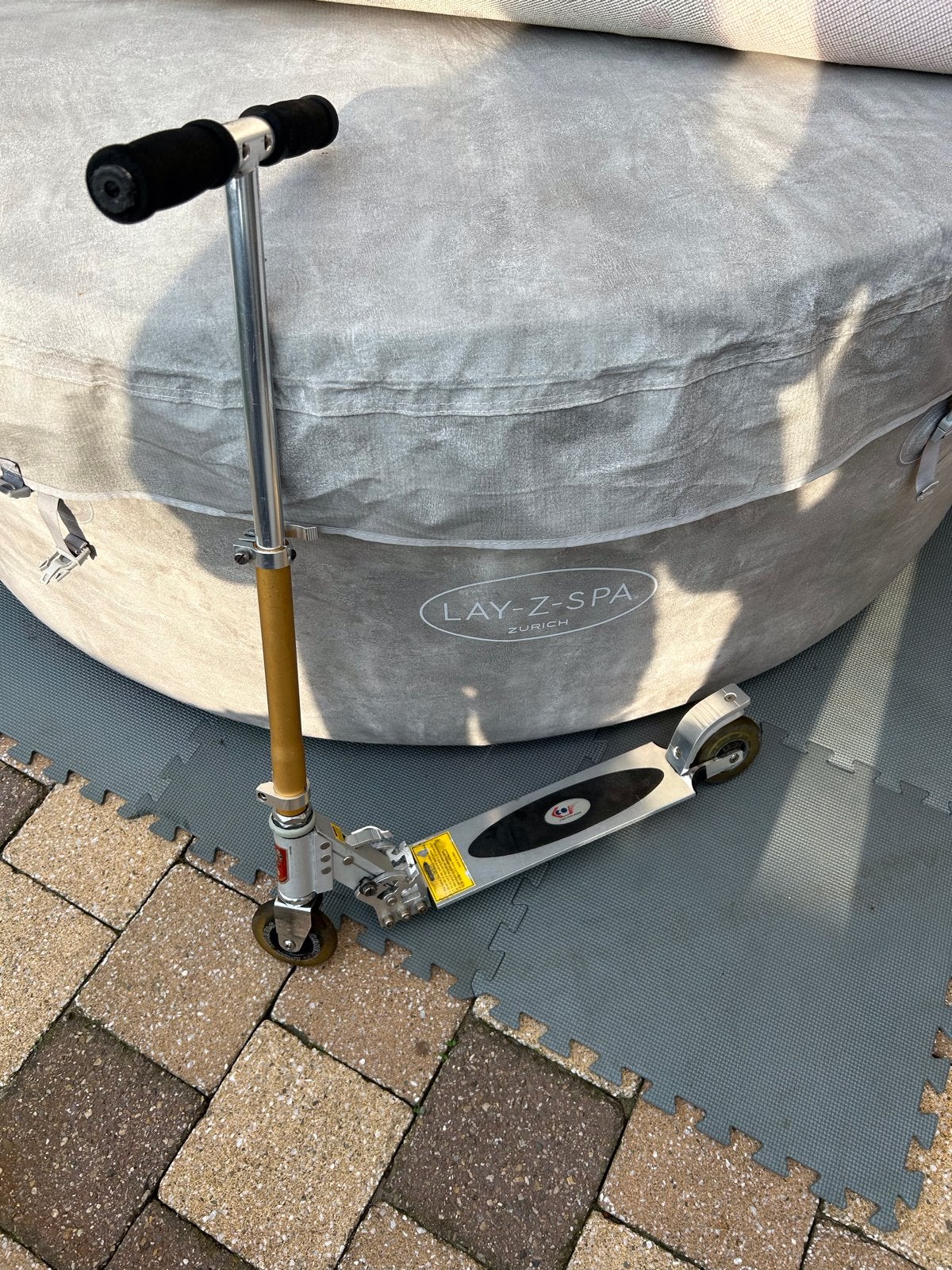 Opvouwbare aluminium step - Go-Board, Fietsen en Brommers, Steps, Ophalen, Gebruikt, Gewone step
