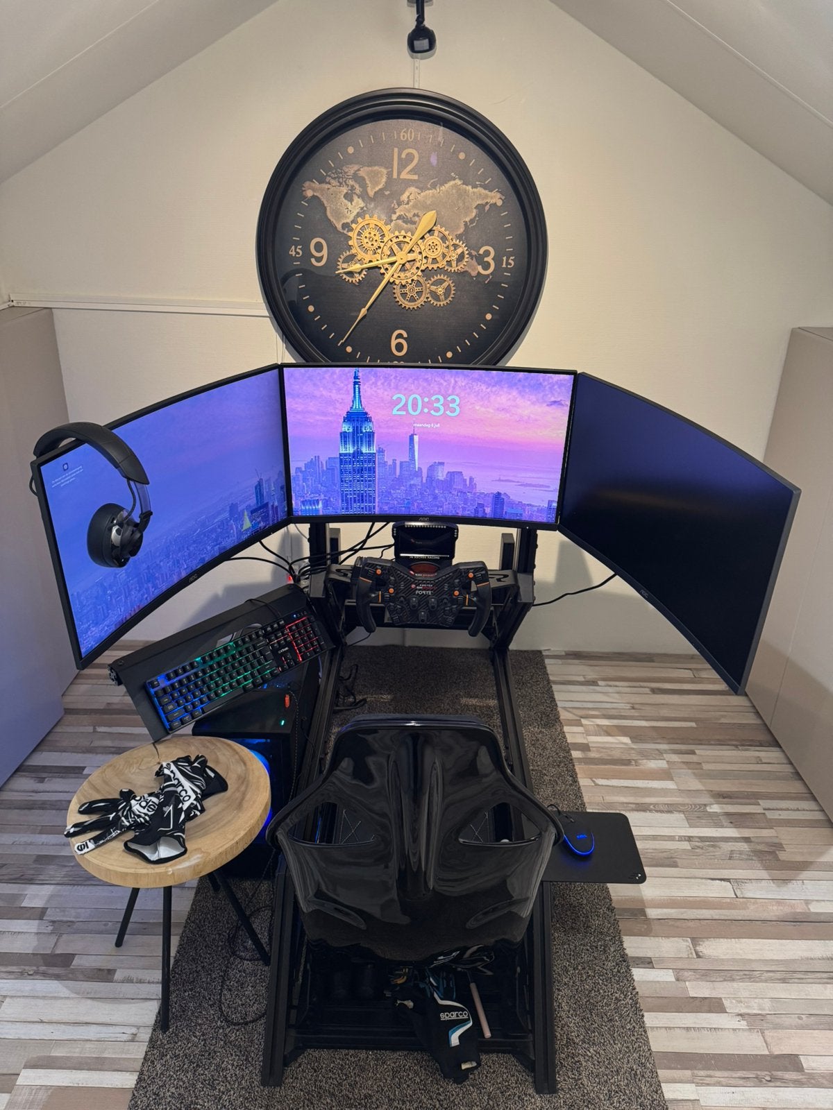 Sim racing rig+stoel te koop!, Ophalen, Overige merken, Zo goed als nieuw
