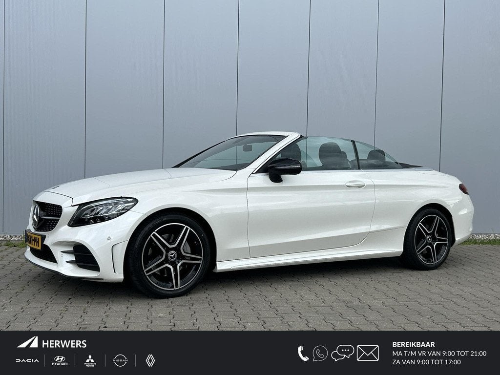 Mercedes-Benz C-klasse Cabrio 180 Advantage Pack AMG Styling, Automaat, Cabriolet, 4 stoelen, Wit