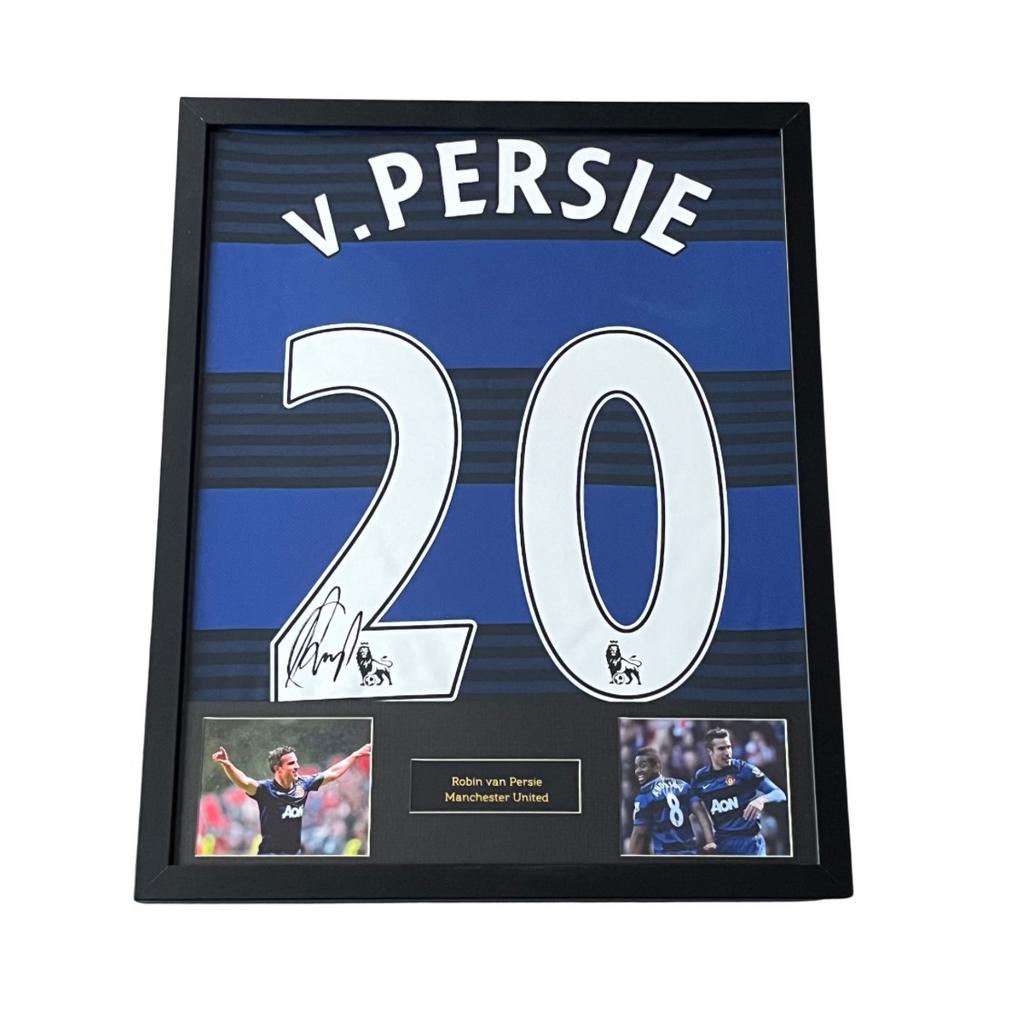 Robin van Persie gesigneerd Manchester United uitshirt, Buitenlandse clubs, Shirt, Verzenden, 1695 CX, 28