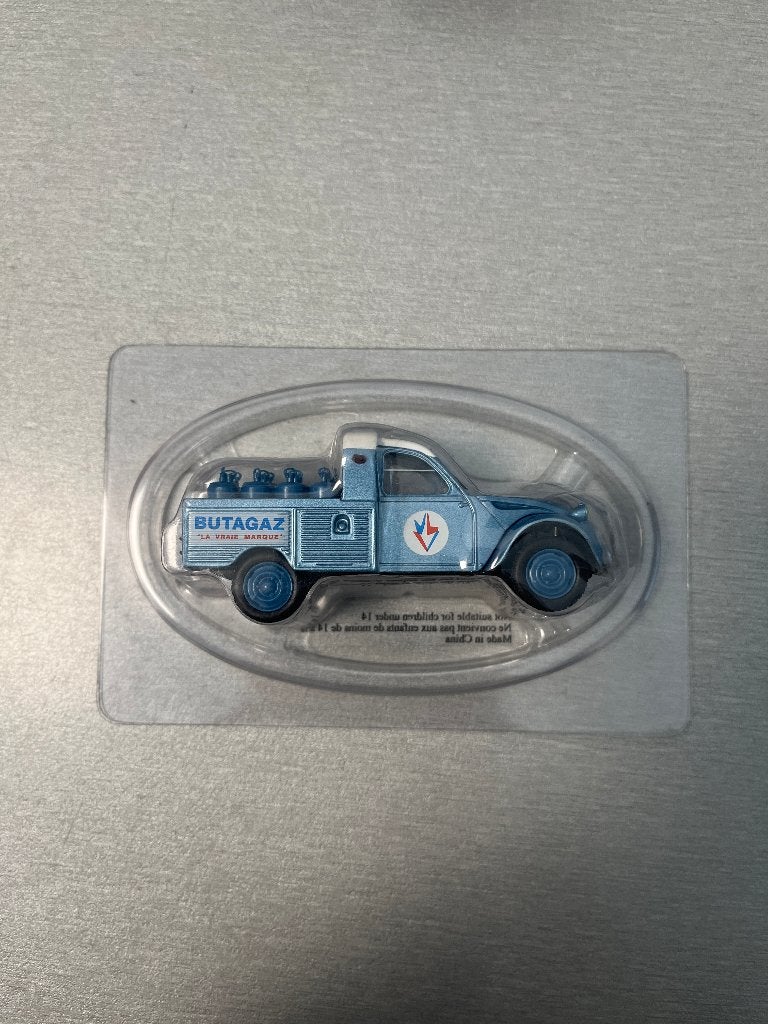 Butagaz Citroen 2CV Pick-up schaalmodel Norev, Ophalen of Verzenden, Zo goed als nieuw, Auto's