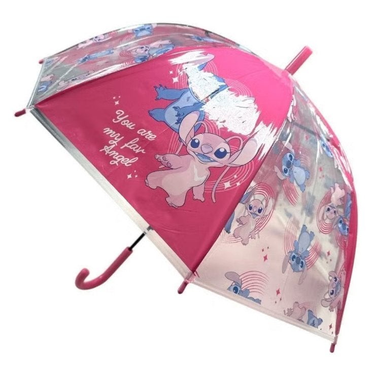 Roze Stitch en Angel Paraplu - Disney, Stitch, Nieuw, Ophalen of Verzenden, Roze