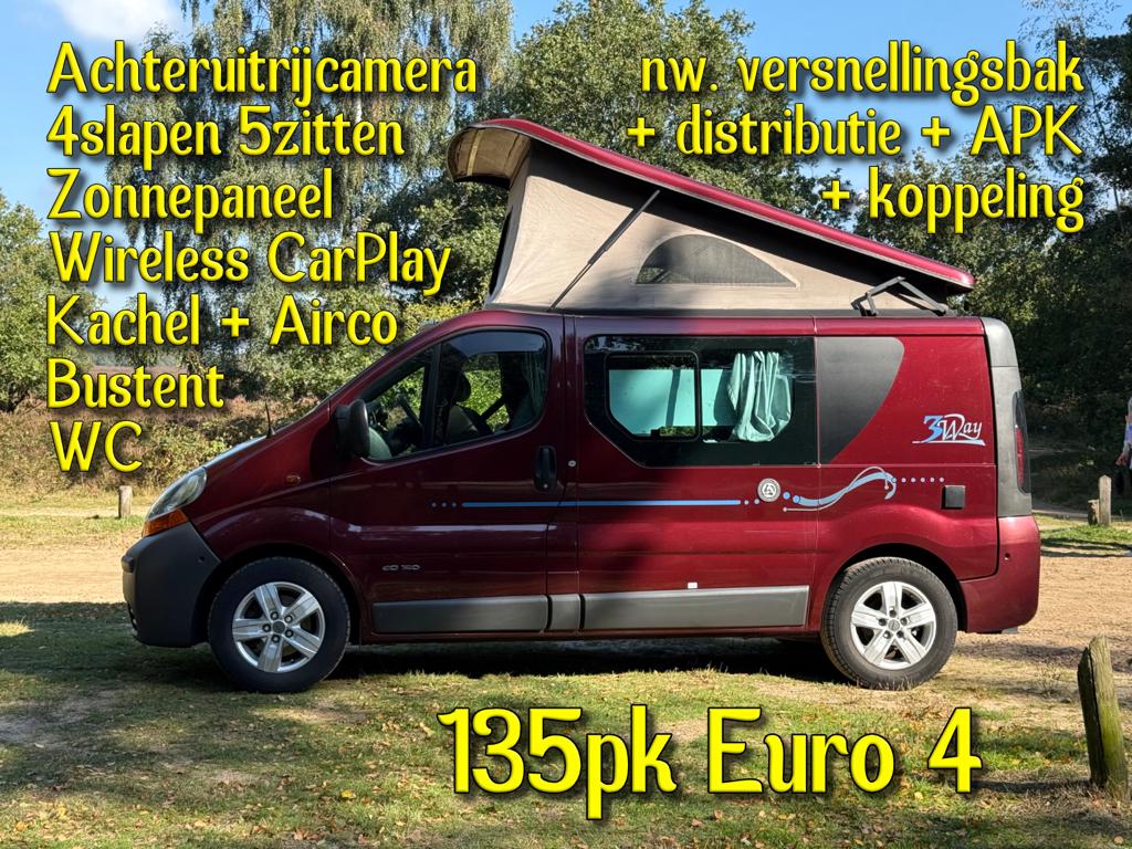 Adria fabriekscamper 3Way 5zit4slp airco solar slaaphefdak, Chemisch toilet, Buscamper of Camperbus, Treinzit, Adria