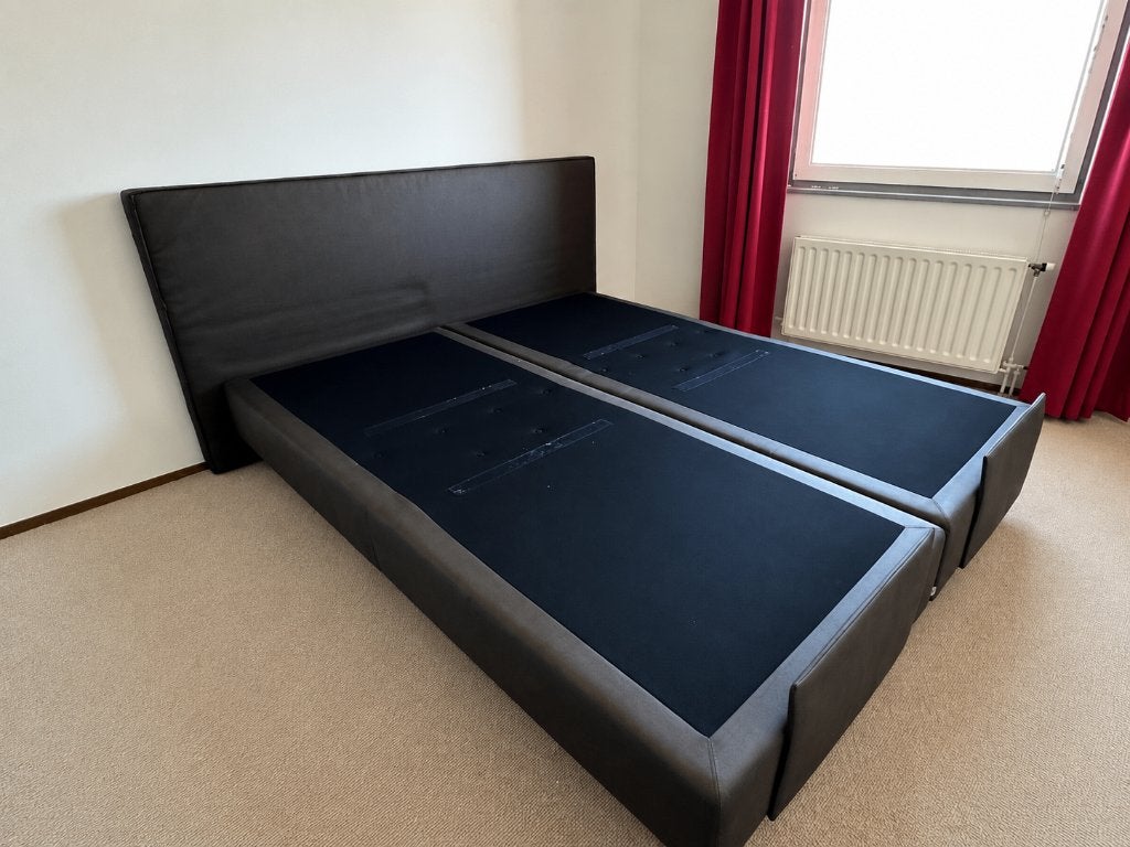 Auping elektrische boxspring 180x210 – dubbel verstelbaar, Ophalen, 210 cm, Tweepersoons, Zo goed als nieuw