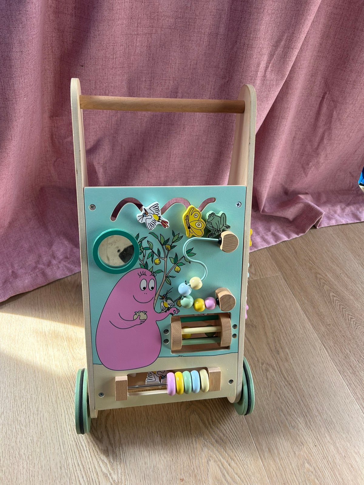 Loopwagen Barbapapa, Ophalen, Zo goed als nieuw, Duw- of Trekspeelgoed